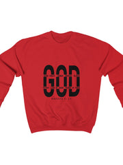 Load image into Gallery viewer, Men's GOD Heavy Blend™ Crewneck Sweatshirt
