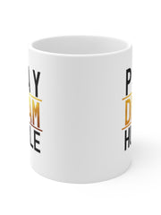 Load image into Gallery viewer, Pray Dream Hustle - White Ceramic Mug