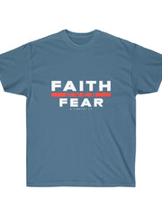 Load image into Gallery viewer, Faith over Fear - Men's Ultra Cotton Tee