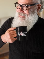 Load image into Gallery viewer, Anchored in the Lord - Black mug 11oz