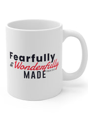 Load image into Gallery viewer, Fearfully and Wonderfully Made - White Ceramic Mug