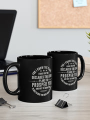 Load image into Gallery viewer, For I know the plans I have for you - Black mug 11oz