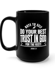 Load image into Gallery viewer, Note to Self - Black Mug 15oz