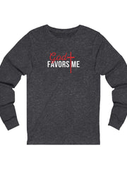 Load image into Gallery viewer, God Favors Me - Women's Jersey Long Sleeve Tee