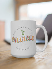 Load image into Gallery viewer, The Sower Shall Overtake the Reaper - White Ceramic Mug