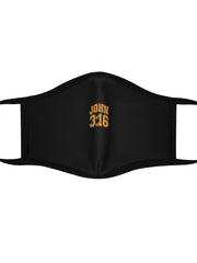 Load image into Gallery viewer, John 3:16 - Fitted Polyester Face Mask