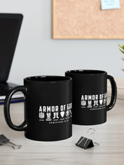 Load image into Gallery viewer, Armor of God - Black mug 11oz