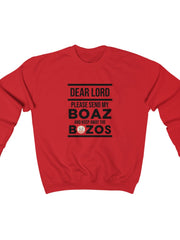 Load image into Gallery viewer, Lord Send My Boaz - Women's Heavy Blend™ Crewneck Sweatshirt