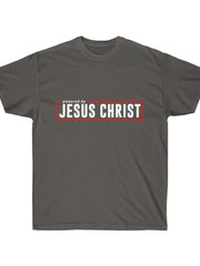 Load image into Gallery viewer, Powered by Jesus Christ - Men's Ultra Cotton Tee