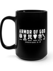 Load image into Gallery viewer, Armor of God - Black Mug 15oz