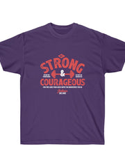 Load image into Gallery viewer, Be Strong and Courageous - Men's Ultra Cotton Tee