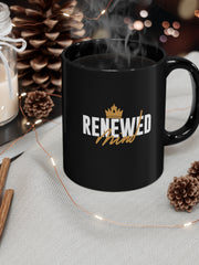 Load image into Gallery viewer, Renewed Mind - Black mug 11oz