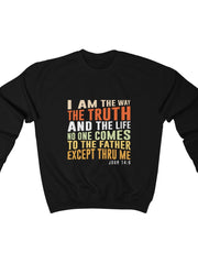 Load image into Gallery viewer, Men's I am the Way the Truth the Life Heavy Blend™ Crewneck Sweatshirt