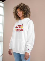 Load image into Gallery viewer, Lit 4 Jesus - Unisex Champion Hoodie