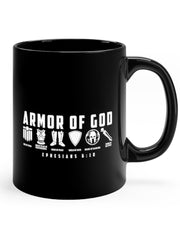 Load image into Gallery viewer, Armor of God - Black mug 11oz