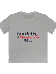 Load image into Gallery viewer, Fearfully and Wonderfully Made - Kids Softstyle Tee