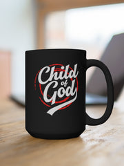 Load image into Gallery viewer, Child of God - Black Mug 15oz