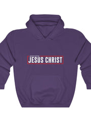 Load image into Gallery viewer, Powered by Jesus Christ - Men's Heavy Blend™ Hooded Sweatshirt
