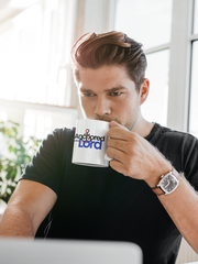 Load image into Gallery viewer, Anchored in the Lord - White Ceramic Mug