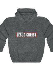 Load image into Gallery viewer, Powered by Jesus Christ - Men's Heavy Blend™ Hooded Sweatshirt