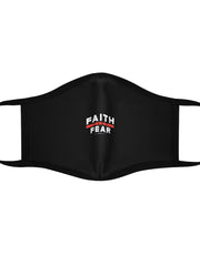 Load image into Gallery viewer, Faith over Fear - Fitted Polyester Face Mask