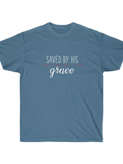 Load image into Gallery viewer, Saved by His Grace - Women's Ultra Cotton Tee