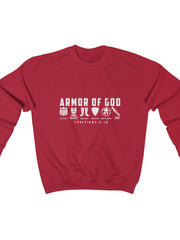 Load image into Gallery viewer, Men's Armor of God Heavy Blend™ Crewneck Sweatshirt