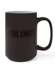 Load image into Gallery viewer, Powered by Jesus Christ - Color Changing Mug
