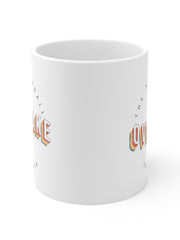Load image into Gallery viewer, The Sower Shall Overtake the Reaper - White Ceramic Mug