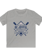 Load image into Gallery viewer, Let The Field Be Joyful - Kids Softstyle Tee