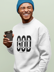 Load image into Gallery viewer, Men's GOD Heavy Blend™ Crewneck Sweatshirt