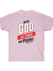 Load image into Gallery viewer, All Things are Possible - Men's Ultra Cotton Tee