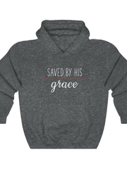 Load image into Gallery viewer, Saved By His Grace - Women's Heavy Blend™ Hooded Sweatshirt