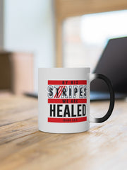 Load image into Gallery viewer, By His Stripes We are Healed - Color Changing Mug