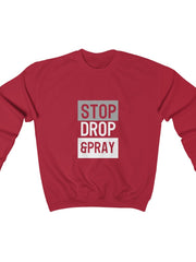 Load image into Gallery viewer, Men's Stop Drop Pray Heavy Blend™ Crewneck Sweatshirt