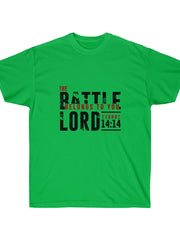 Load image into Gallery viewer, The Battle belongs to you Lord - Men's Ultra Cotton Tee