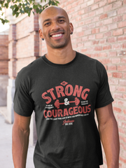 Load image into Gallery viewer, Be Strong and Courageous - Men's Ultra Cotton Tee