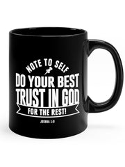 Load image into Gallery viewer, Note to Self - Black mug 11oz