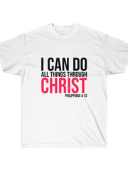 Load image into Gallery viewer, I can do all things through Christ - Men's Ultra Cotton Tee