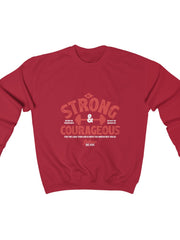 Load image into Gallery viewer, Men's Be strong and Courageous Heavy Blend™ Crewneck Sweatshirt