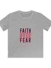 Load image into Gallery viewer, Faith over Fear - Kids Softstyle Tee