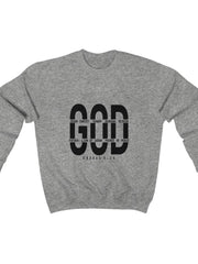 Load image into Gallery viewer, Men's GOD Heavy Blend™ Crewneck Sweatshirt