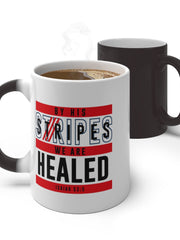 Load image into Gallery viewer, By His Stripes We are Healed - Color Changing Mug
