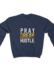 Load image into Gallery viewer, Pray Dream Hustle - Women's Heavy Blend™ Crewneck Sweatshirt