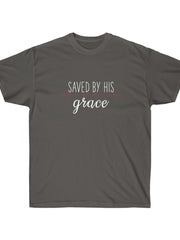 Load image into Gallery viewer, Saved by His Grace - Women's Ultra Cotton Tee