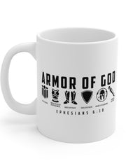 Load image into Gallery viewer, Armor of God - White Ceramic Mug