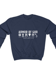 Load image into Gallery viewer, Men's Armor of God Heavy Blend™ Crewneck Sweatshirt