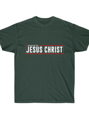 Load image into Gallery viewer, Powered by Jesus Christ - Men's Ultra Cotton Tee