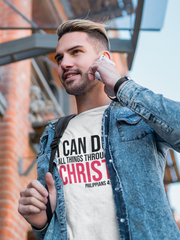 Load image into Gallery viewer, I can do all things through Christ - Men's Ultra Cotton Tee