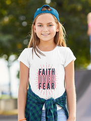 Load image into Gallery viewer, Faith over Fear - Kids Softstyle Tee
